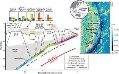 Shallow Depth, Substantial Change: Fluid-Metasomatism Causes Major Compositional Modifications of Subducted Volcanics (Mariana Forearc)